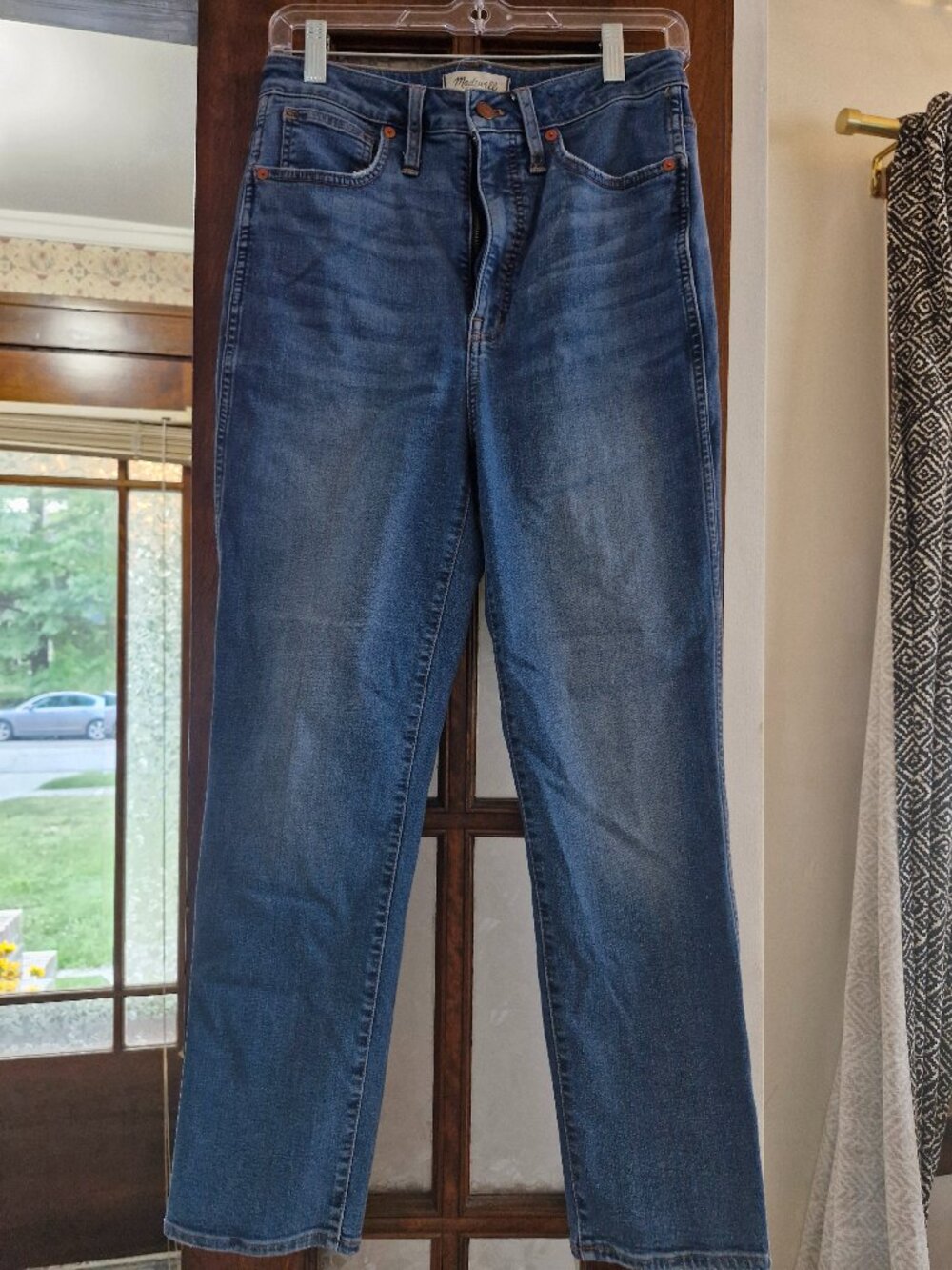 Madewell curvy stovepipe jeans